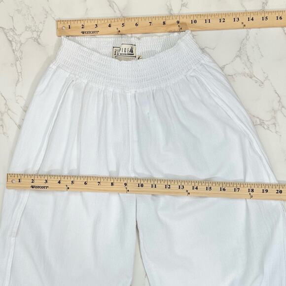 'Sea Spice White 'Azalea' Split Thigh Pants SZ M $45 - Picture 11 of 11